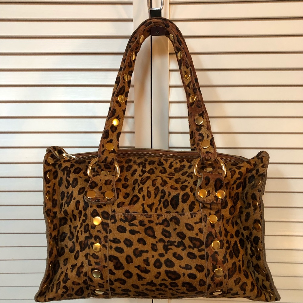 Hammitt Westwood Leopard Satchel Pre-Owned